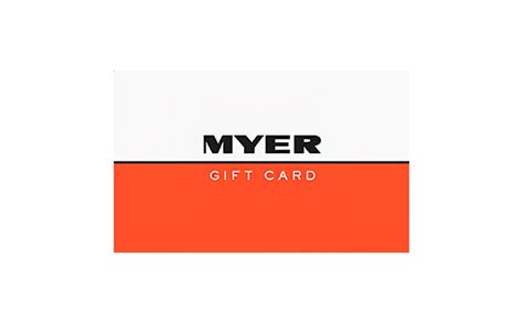 myer gift card redeem.